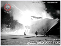 1961-11-06 - Incendie de bâtiment (Institutionnel) - Amos - École normale Mgr Desmarais