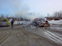 2003-04-09 - Incendie de véhicule (Poids lourd) - Amos