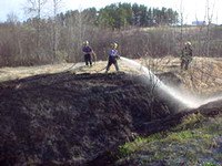 2003-05-16 - Incendie d'herbes et broussailles - Sainte-Gertrude-Manneville