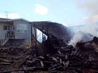 2003-05-21 - Incendie de bâtiment (Remises) - Sainte-Gertrude-Manneville