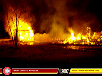 2007-01-12 - Incendie de bâtiment (Habitation et Garage) - La Motte