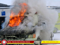 2007-03-03 - Incendie de véhicule (Fourgonnette) - Amos