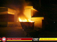 2007-05-06 - Incendie de poubelles (Conteneur) - Amos