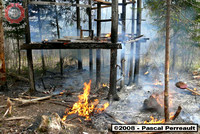 2008-05-25 - Incendie de bâtiment (Camp de jeune) - Amos
