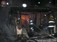 2008-11-22 - Incendie de bâtiments (Garage et Habitations) - Amos