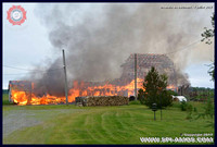 2017-07-07 - Incendie de bâtiment agricole (Grange) - Saint-Félix-de-Dalquier