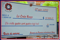 2012 - REMISE DU CHÈQUE ($10 488.21)