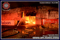 2015-04-25 - Incendie de bâtiment (Industrie) - Granules Boréal - Amos