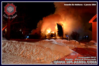 2014-01-01 - Incendie de bâtiment (Habitation) - Trécesson - PP