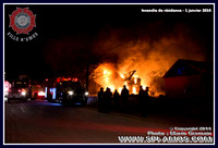 2014-01-01 - Incendie de bâtiment (Habitation) - Trécesson - MG