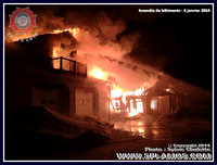 2014-01-06 - Incendie de bâtiment (Habitation) - Sainte-Gertrude-Manneville - SC