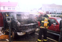 2001-10-10 - Incendie de véhicule (Fourgonnette) - Amos