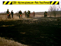 2004-05-11 - Incendie d'herbes et broussailles - Amos