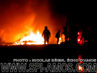 2004-10-08 - Incendie de bâtiment (Garages) - Amos