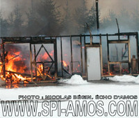 2004-12-10 - Incendie de bâtiment (Garage) - Sainte-Gertrude-Manneville