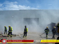 2007-08-07 - Incendie de bâtiment (Industriel) - Granules Boréales - Amos