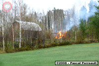 2008-05-26 - Incendie de bâtiment (Remise - Poulaillier) - Amos