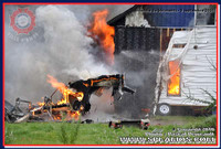 2010-09-05 - Incendie de bâtiment (Habitation, Garage) et d'une roulotte - Trécesson