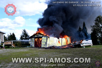 2021-07-26 - Incendie de bâtiment (Garage) - St-Félix-de-Dalquier