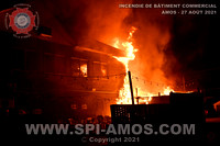 2021-08-27 - Incendie de bâtiment (Commerce) - Amos