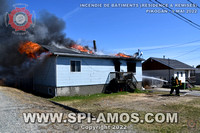2022-05-09 - Incendie de bâtiments (Habitation & Remises) - Pikogan